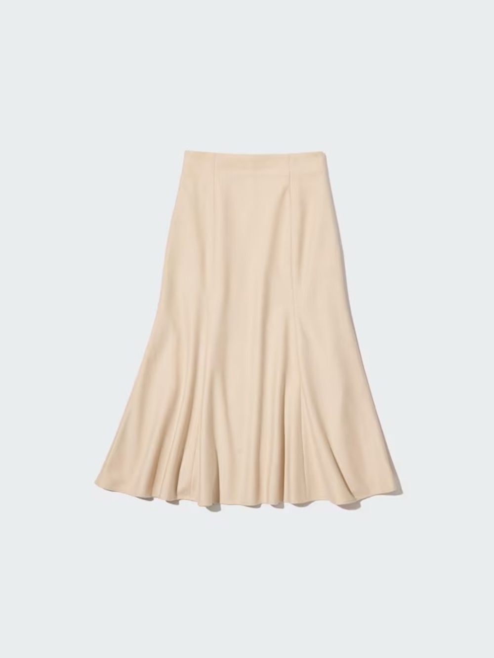 Uniqlo Beige mermaid Skirt